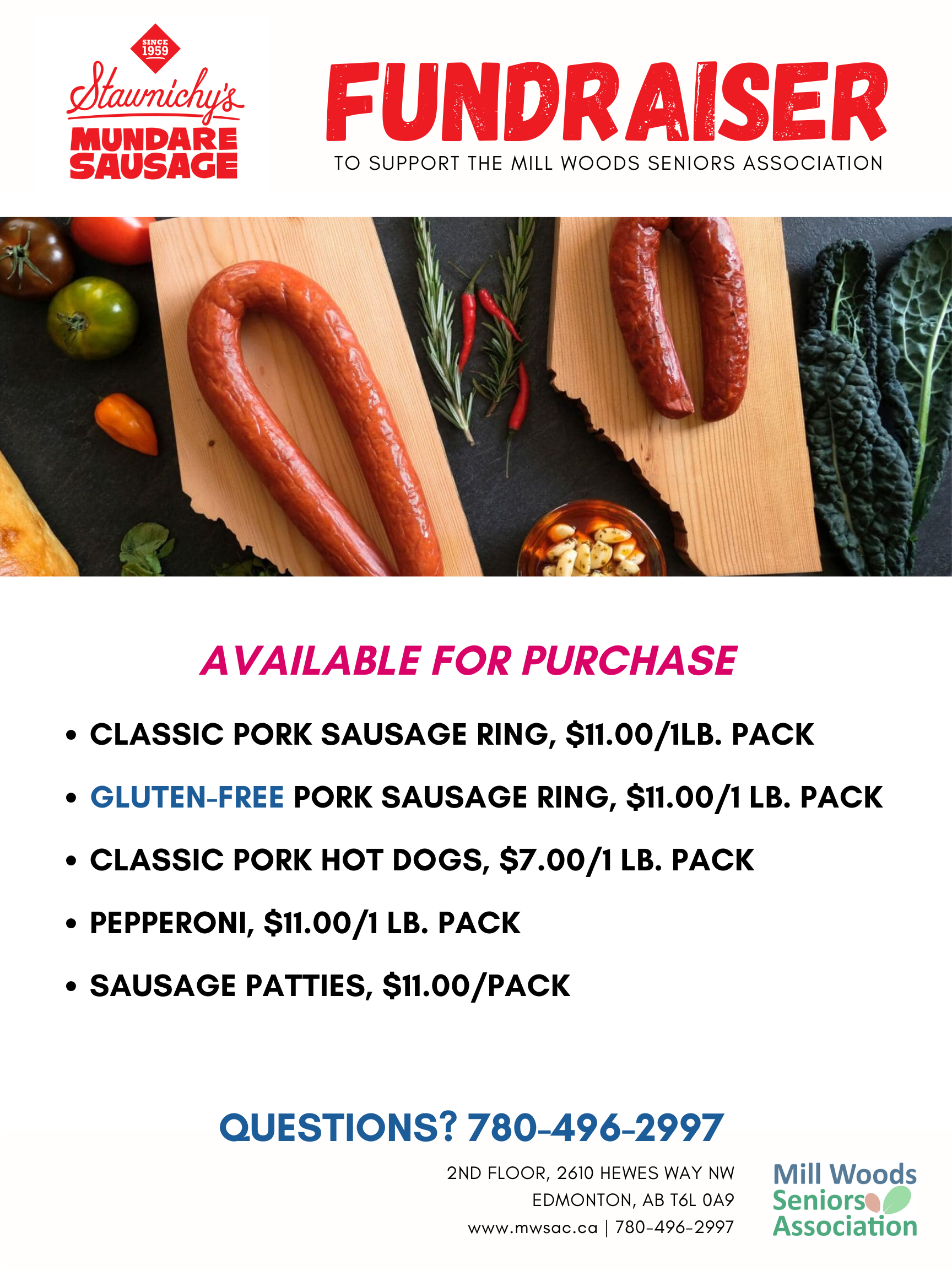 mundare sausage fundraiser may 2026